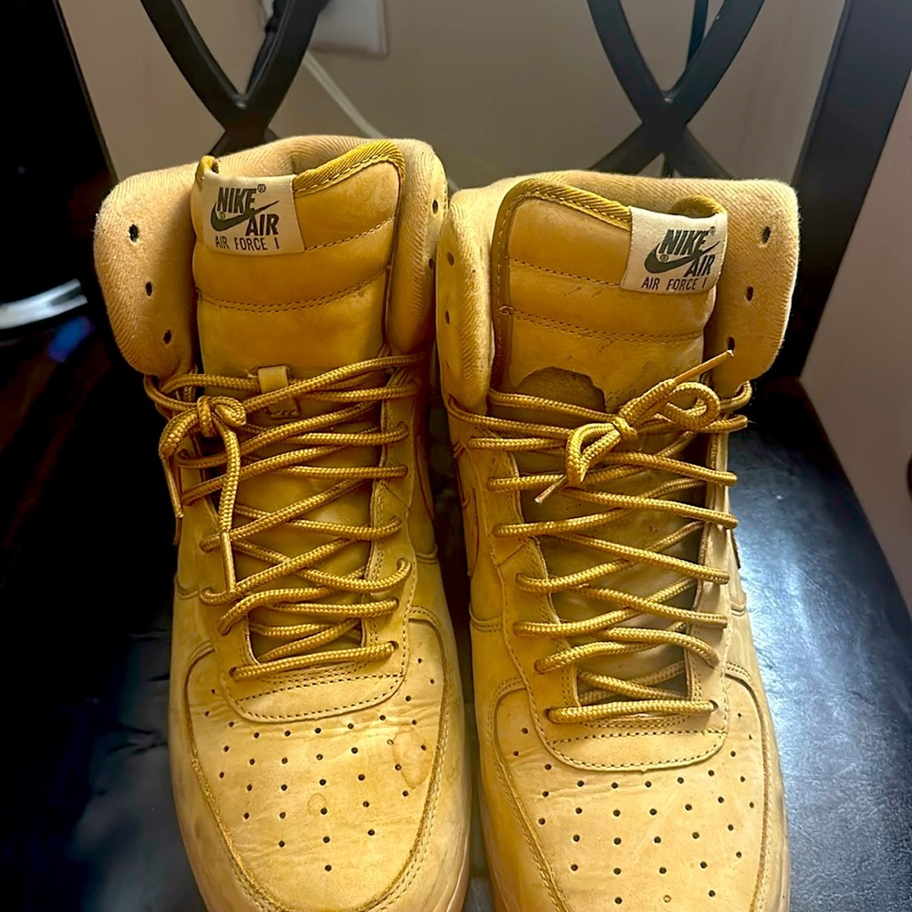 Air Force color beige size 10.5